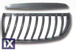 Μάσκα για BMW E90 (2005-2008) - carbon με επικλινείς πλευρές - 2τμχ.