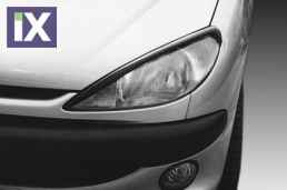 Φρυδάκια φαναριών Peugeot 206 - μαύρα