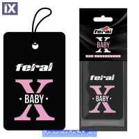 Αρωματικό Αυτοκινήτου Κρεμαστό Feral X Collection Baby 1 Τεμάχιο