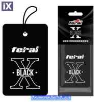 Αρωματικό Αυτοκινήτου Κρεμαστό Feral X Collection Black 1 Τεμάχιο