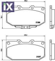 ΣΕΤ ΤΑΚΑΚΙΑ ΕΜ. NISSAN 200 ZX P56025 0446552360 4106004U90 4106030P91 4106030P93 4106037P90 4106037P91 4106040P90 4106045P90 4106091F90 4106091F91 AY040NS001 AY040NS003 AY040NS071 AY040NS107 AY040NS1