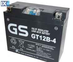 Μπαταρία μοτό GS GT12B-4 ( YT12B-4 ) YAMAHA FAZER / R1 / TDM850 / 900 - DUCATI GT12B-4