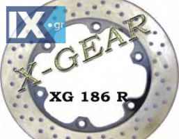 Δισκόπλακα πίσω X-GEAR HONDA PACIFIC COAST 800 89-92 / CBR 1000 F 87-92 XG186r