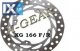 Δισκόπλακα εμπρός X-GEAR  HONDA MTX 80 87 / HONDA  XLX 350 89 XG166f  - 43 EUR