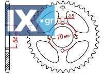 Γρανάζι JT Πίσω JTR257 34-36 Δόντια C50(6V) (75-80) (12V) (80-82) (GLX) (91-98) HONDA 18O257.34