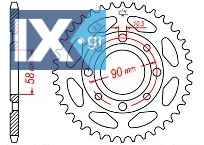 Γρανάζι JT Πίσω JTR269 34-35 Δόντια 18O269.35