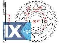 Γρανάζι JT Πίσω JTR269 43 Δόντια 18O269.43