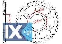 Γρανάζι JT Πίσω JTR501 33 Δόντια 18O501.33