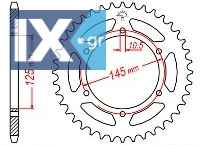 Γρανάζι JT Πίσω JTR855 46 Δόντια 18O855.46