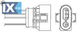 Αισθητήρας λάμδα NGK 1400