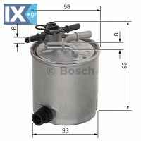 Φίλτρο καυσίμου BOSCH F026402072