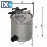 Φίλτρο καυσίμου BOSCH F026402019