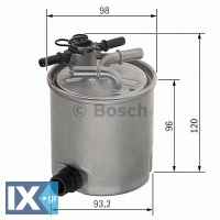 Φίλτρο καυσίμου BOSCH F026402019