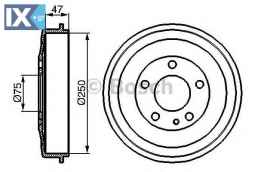 Ταμπούρο BOSCH 0986477009