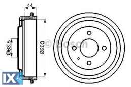 Ταμπούρο BOSCH 0986477014