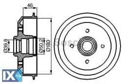 Ταμπούρο BOSCH 0986477015