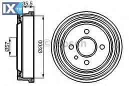 Ταμπούρο BOSCH 0986477021