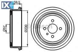 Ταμπούρο BOSCH 0986477022