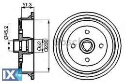 Ταμπούρο BOSCH 0986477029