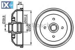 Ταμπούρο BOSCH 0986477040