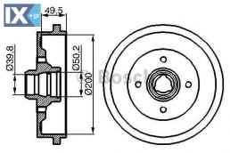 Ταμπούρο BOSCH 0986477041