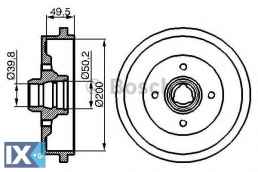 Ταμπούρο BOSCH 0986477041