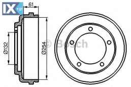 Ταμπούρο BOSCH 0986477048