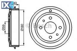 Ταμπούρο BOSCH 0986477083