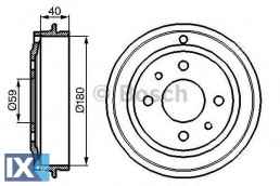 Ταμπούρο BOSCH 0986477083