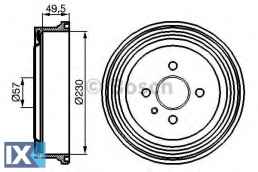 Ταμπούρο BOSCH 0986477100