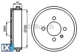 Ταμπούρο BOSCH 0986477105