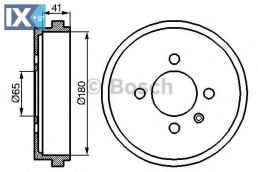 Ταμπούρο BOSCH 0986477105