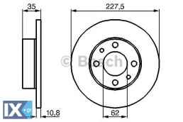 Δισκόπλακα BOSCH 0986478063