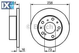 Δισκόπλακα BOSCH 0986478200