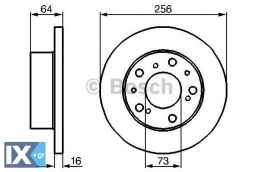 Δισκόπλακα BOSCH 0986478200