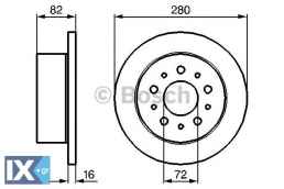 Δισκόπλακα BOSCH 0986479065