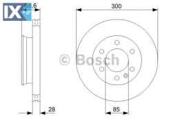 Δισκόπλακα BOSCH 0986479294