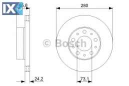 Δισκόπλακα BOSCH 0986479297