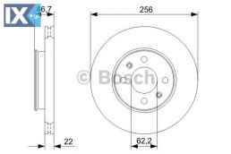 Δισκόπλακα BOSCH 0986479367