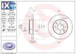 Δισκόπλακα BREMBO 08295814