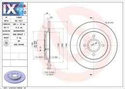 Δισκόπλακα BREMBO 08A27410