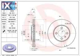 Δισκόπλακα BREMBO 09488310