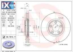 Δισκόπλακα BREMBO 09791010