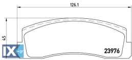 Σετ τακάκια, δισκόφρενα BREMBO P41005