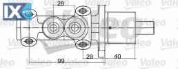 Κεντρική αντλία φρένων VALEO 402093