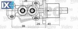 Κεντρική αντλία φρένων VALEO 402094