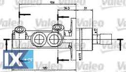 Κεντρική αντλία φρένων VALEO 402329