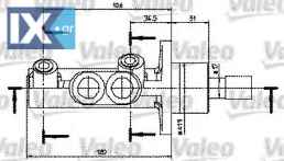 Κεντρική αντλία φρένων VALEO 402329