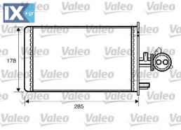 Εναλλάκτης θερμότητας, θέρμανση εσωτερικού χώρου VALEO 812337