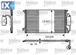 Συμπυκνωτής, σύστ. κλιματισμού VALEO 817809